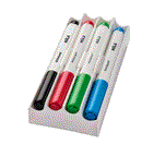 MALA Whiteboard pen with holder/eraser, mixed colours