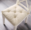 MALINDA Chair cushion, light beige, 40/35x38x7 cm