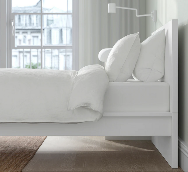 MALM IKEA single bed white 90x200