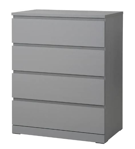 IKEA / MALM 80×100cm MALM IKEA chest of 4 drawers gray 80x100 cm – Likea projects limited