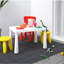 MAMMUT Children's table, in/outdoor white, 77x55 cm