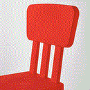 MAMMUT children's chair, in/out door red