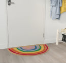 PILLEMARK Door mat, indoor, rainbow, 50x90 cm