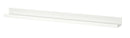 MOSSLANDA Picture ledge, white, 115 cm