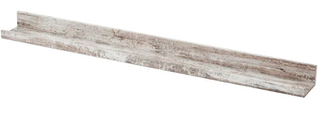 MOSSLANDA Picture ledge, white stained pine effect, 115 cm