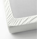 NATTJASMIN Fitted sheet, white, 180x200cm
