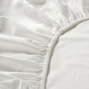 NATTJASMIN IKEA fitted sheet white, 180x200