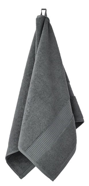 FREDRIKSJÖN Hand towel, dark grey, 50x100 cm