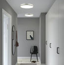 NYMÅNE LED ceiling lamp, white