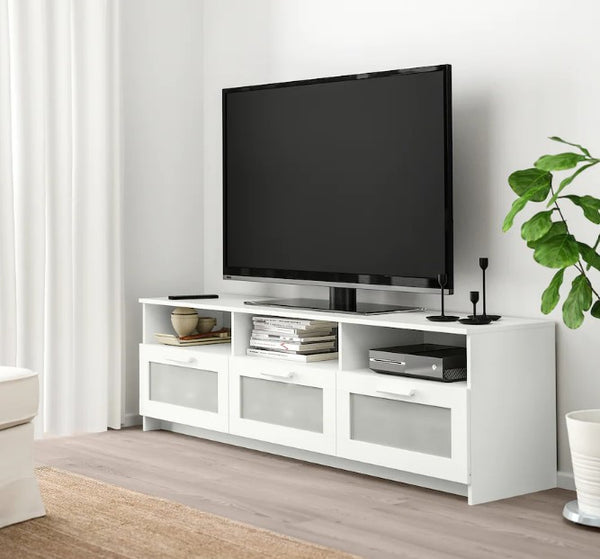 BRIMNES TV stand white 180x41x53 cm