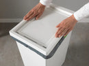 FILUR Bin with lid, white, 11 gallon, 42 L