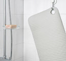 DOPPA Bathtub mat, light grey, 33x84 cm