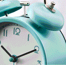 PLIRA IKEA Alarm clock, turquoise 10 cm