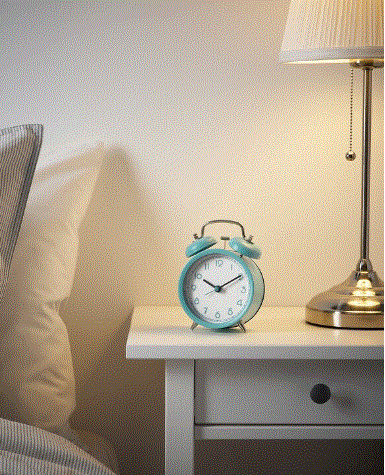 PLIRA IKEA Alarm clock, turquoise 10 cm