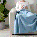 POLARVIDE blanket blue