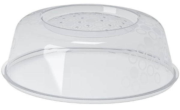 PRICKIG Microwave lid, grey, 26 cm