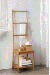 RÅGRUND Towel rack chair, bamboo