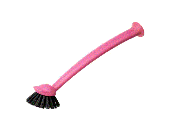 RINNIG Dish-washing brush, pink