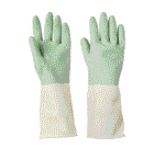 RINNIG Cleaning gloves, green set of 2, S