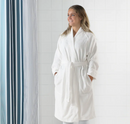 ROCKÅN Bath robe, white, S/M