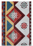 CYKELVAG Rug, low pile, multicolour, 133x195 cm