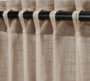 SILVERLÖNN Sheer curtains, 1 pair, beige, 145x300 cm