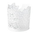 SAMVERKA Tealight holder, white, 8 cm