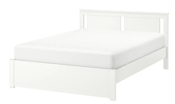 SONGESAND Bed frame, white, 140x200 cm