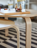 SVALSTA Nesting tables, set of 2, birch veneer