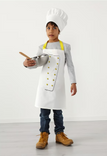 TOPPKLOCKA children's apron with chef's hat