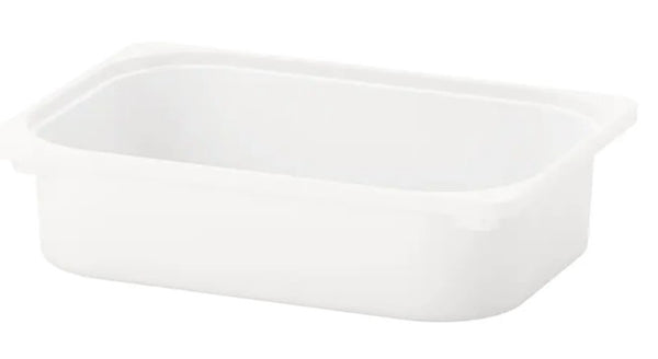 TROFAST Storage box, white, 42x30x10 cm