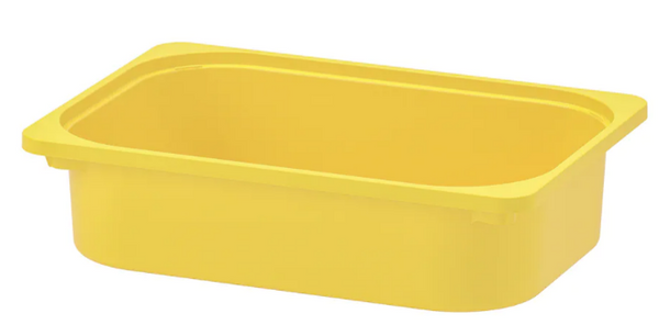 TROFAST Storage box, yellow, 42x30x10 cm