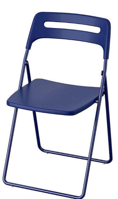 NISSE Folding chair, blue