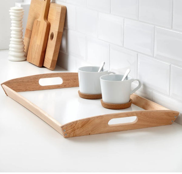 KLACK Tray, rubberwood, 38x58 cm