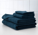 VÅGSJÖN Bath towel, dark blue, 70x140 cm