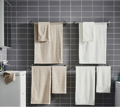 VAGSJON IKEA towel beige 100x150 cm