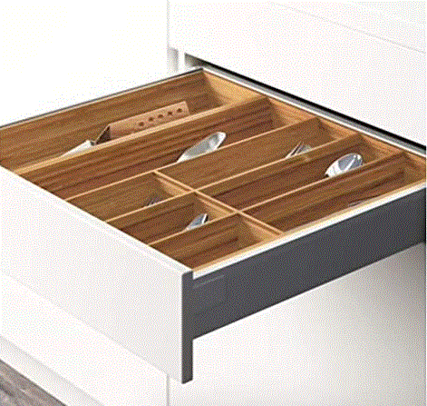 VARIERA cutlery tray bamboo, 52x50 cm