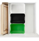 VARIERA IKEA box high gloss white, 24x17 cm