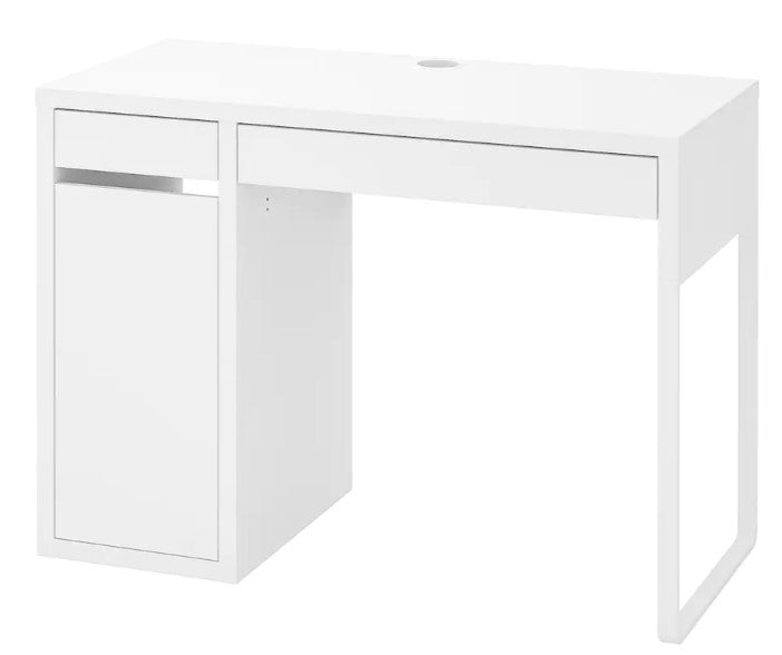 MICKE Desk, white, 105x50 cm