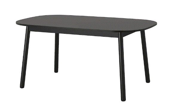 VEDBO dining table black