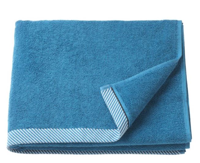 VIKJARD IKEA Towel blue 70x140