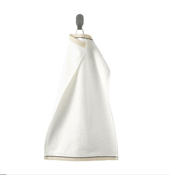 VIKFJÄRD Towel, white, 30x50 cm