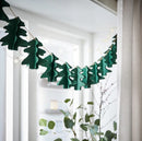 VINTER 2021 Garland, handmade Christmas tree shaped/green, 1.9 m