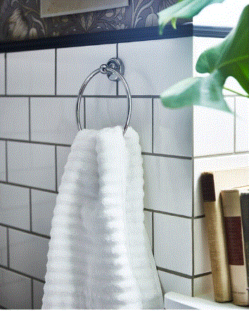 VOXNAN towel hanger, chrome plated