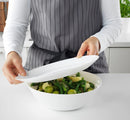 OFTAST Side plate, white, 19 cm